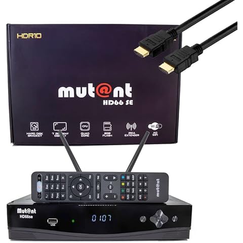 Mutant HD66 SE UHD 2160p E2 Linux Receiver Cover
