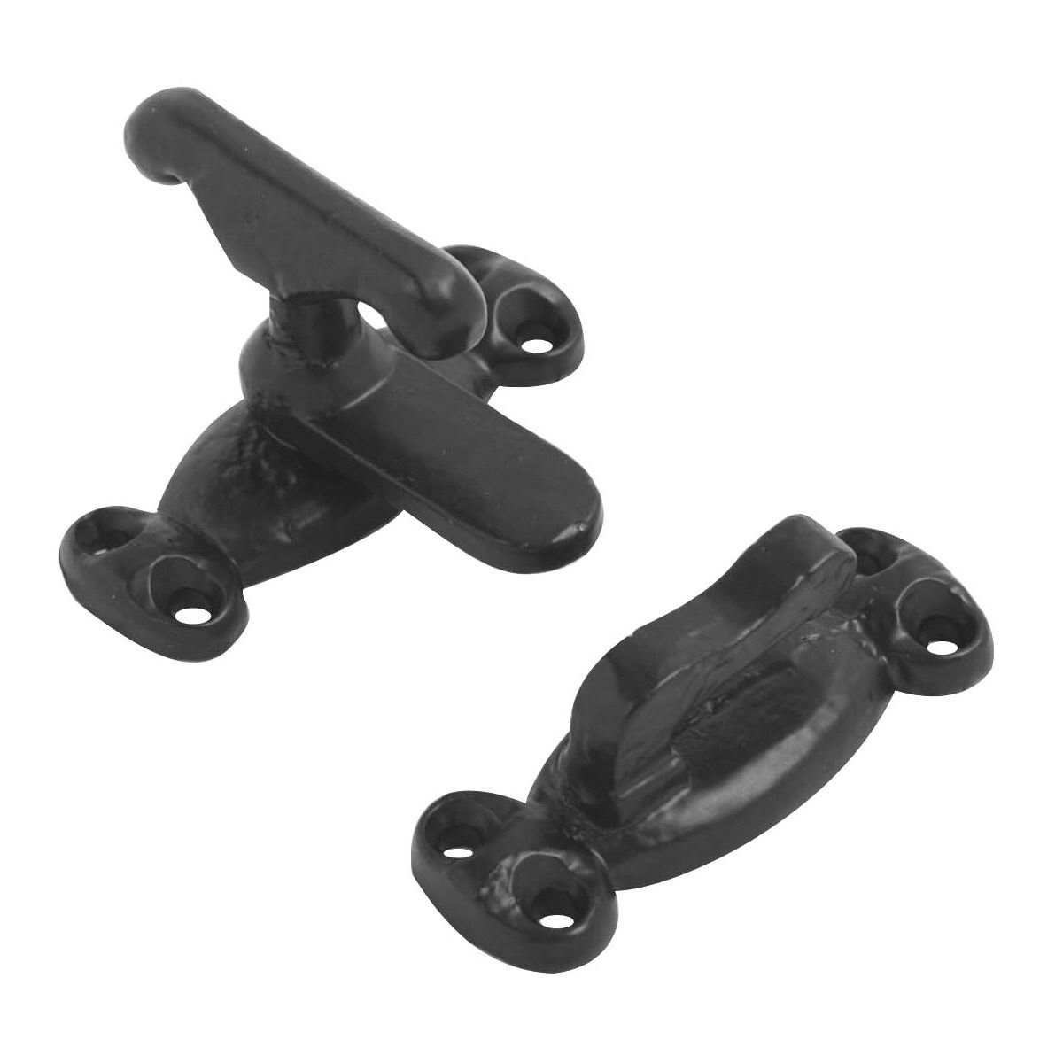 Dzina Black Cupboard Latch 70Mm Antique Pack Of 1