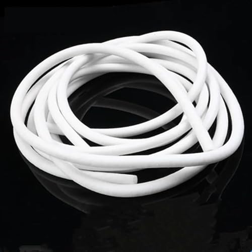 VMQ Foamed Silicone Rubber Seal Strip Silicon Sponge Cord Round Solid Dia.1/2/3/4/4.5/5/6/7/8/9/10/11/12-30 (Color : Dia. 30mm(1meter), Size : Round O)