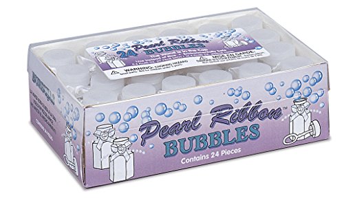 Unique 95239 White Bubble Bottles Wedding Party Favor, 0.6 oz, 24 Ct.