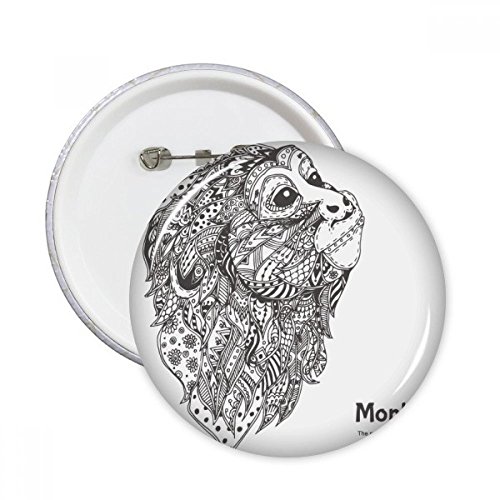 Badge singe bébé ami XXL pour masquer l'usure de vêtement