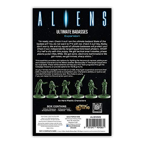 Gale Force Nine - Aliens: Otra Gloriosa Jornada en el Cuerpo: Expansión Ultimate Badasses miniatura 2