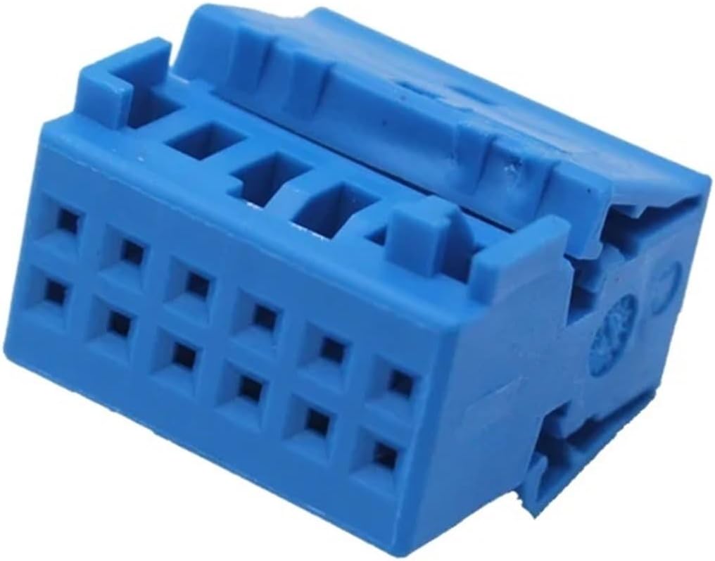 12 Pin Automoitve Reversing Image Plug Car Wiring Unsealed Cable Connector for 8X0035447 1564491-1(1 Set)