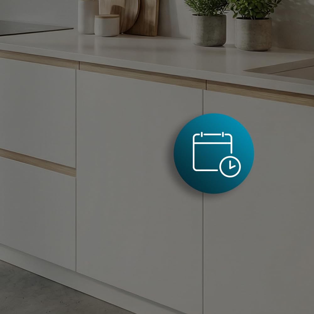 Cecotec Lave-vaisselle Intégrable 60cm Bolero Aguazero 6620 Full-BI C. 1850W, 15 Couverts, 8 Programmes, Moteur Inverter, Écran FullColor, Smart Wash, Turbo Dry+, AutoClean, Demi-Charge, Dual Zone