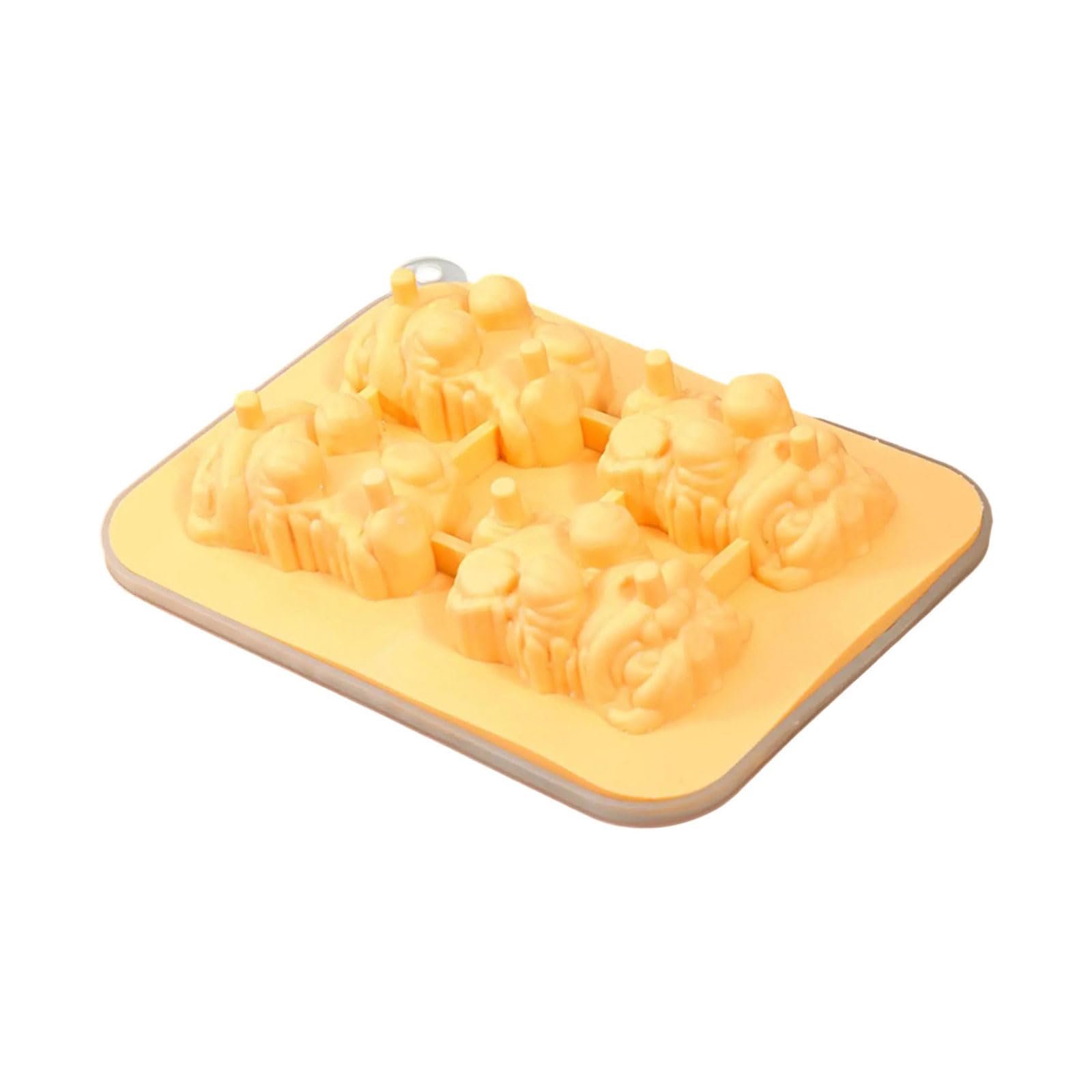 MICFENY Food Grade Silicone Ice Tray Hanging Cup Lions Shape Ice Mold Reusable Ice Maker for Soup Freezers Wine Juices Enduring