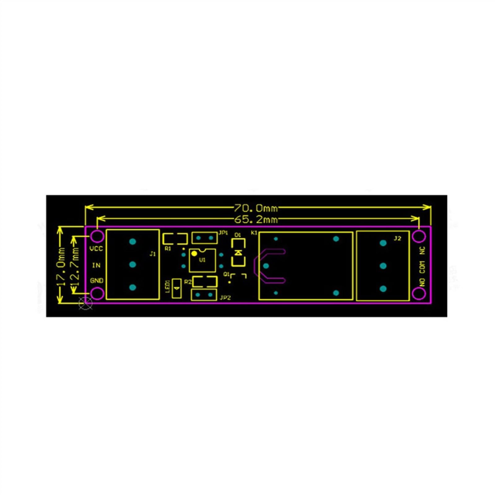Module de relais à 1 canal, Module de commande d'entraînement isolé 3V, carte d'entraînement de haut niveau, 1 voie avec indicateur lumineux de sortie
