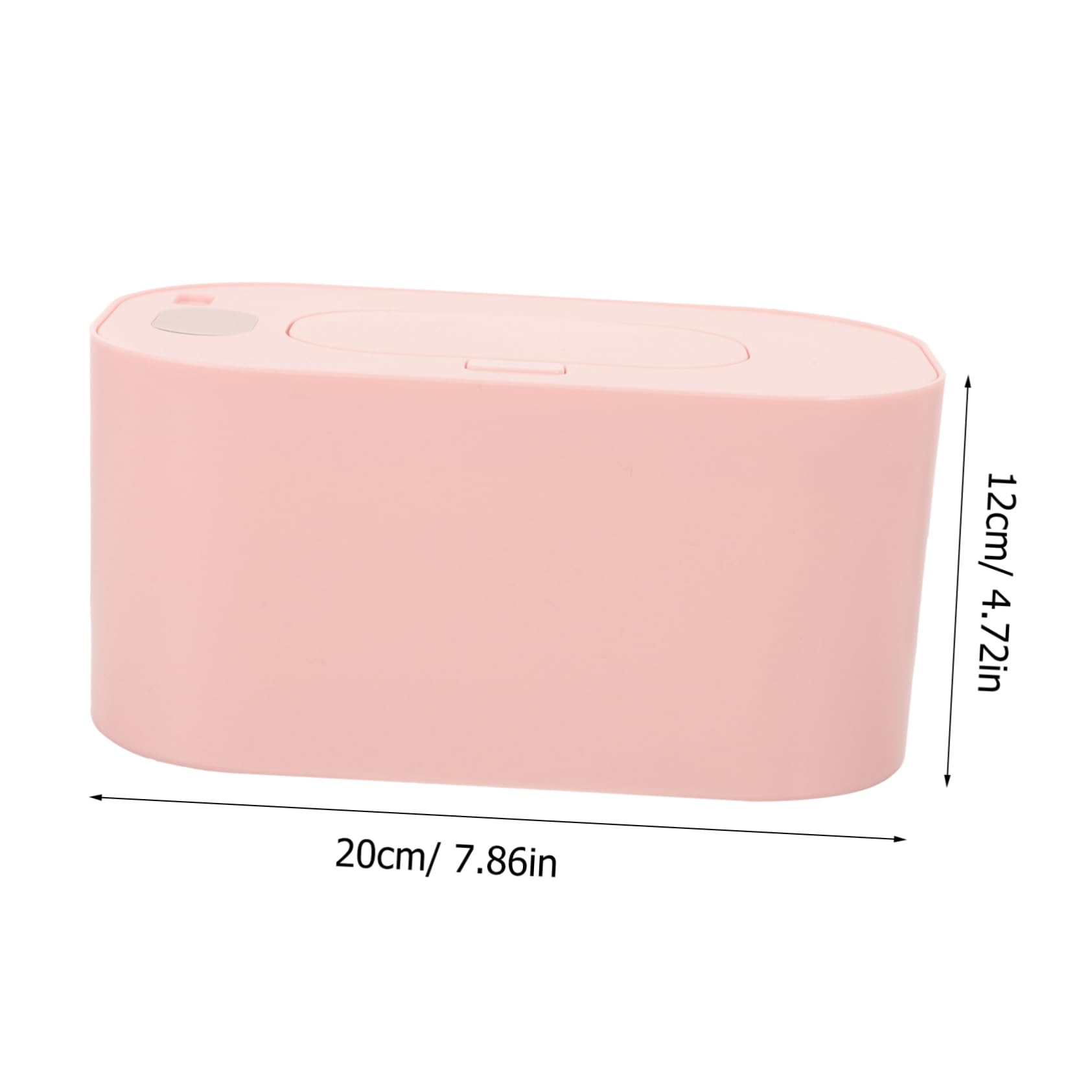 WOONEKY Calentador de Toallitas USB para Niña Calentamiento Rápido y Uniforme Diseño Portátil y Seguro para Vehículos Caja de Almacenamiento y Ligera Rosa