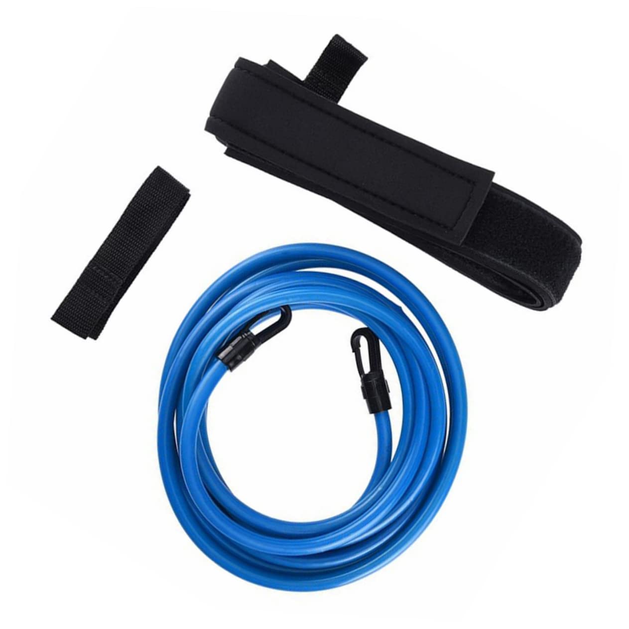 ifundom 1 Set Swim Resistance Equipment Swim Resistance Cords Waist Rope Resistance Band Accessories Swimming Equipment Swim Tether Stationary Swimming Pool Elastic Adults Training Blue