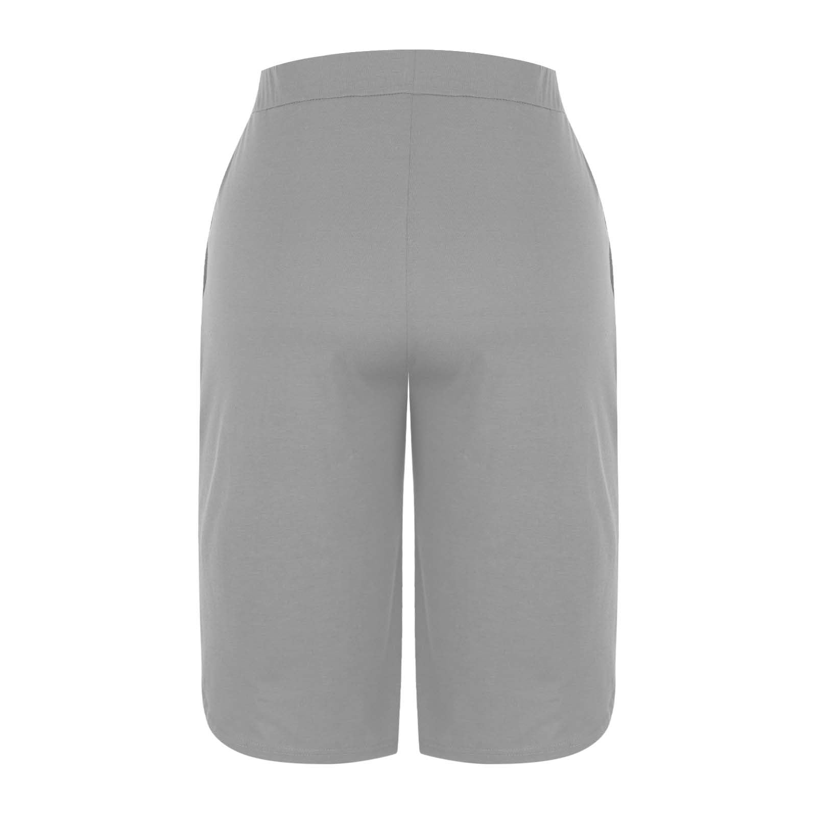 Women Capri Pants Summer Cut Out Side Casual Fashion Drawstring Soft Comfort Capris Workout Running Cropped Jogger — view 8