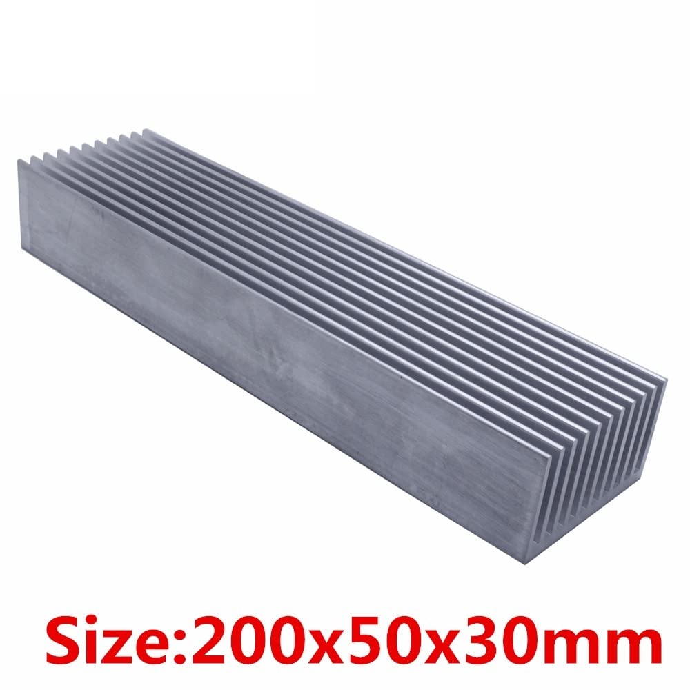 Dissipatore di calore fai da te Raffreddamento del dissipatore di calore in alluminio del radiatore ad alta potenza 200x50x30mm for la dissipazione del calore del computer elettronico a LED