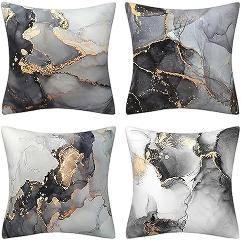 DILOXNSU Set of 4 Velvet Cushion Covers Cover