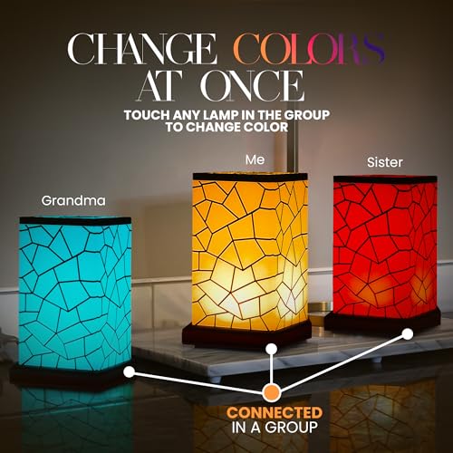 Friendship Lamps Classic Design - Best Friend Lamps Wi-Fi Touch Lamp LED Light for Long-Distance, Connection, Relationship, Friendship, Gift, Over 200 Colors, App Setup