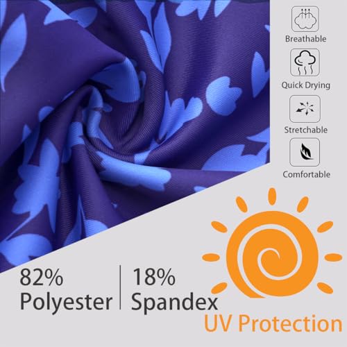 Image of Ubestyle Women's Swim Pants UPF 50+ High Waist Rash Guard Leggings | Tummy Control Built-In Liner Chlorine Resistant Quick Dry Sun Protection Beach Pool & Water Sports