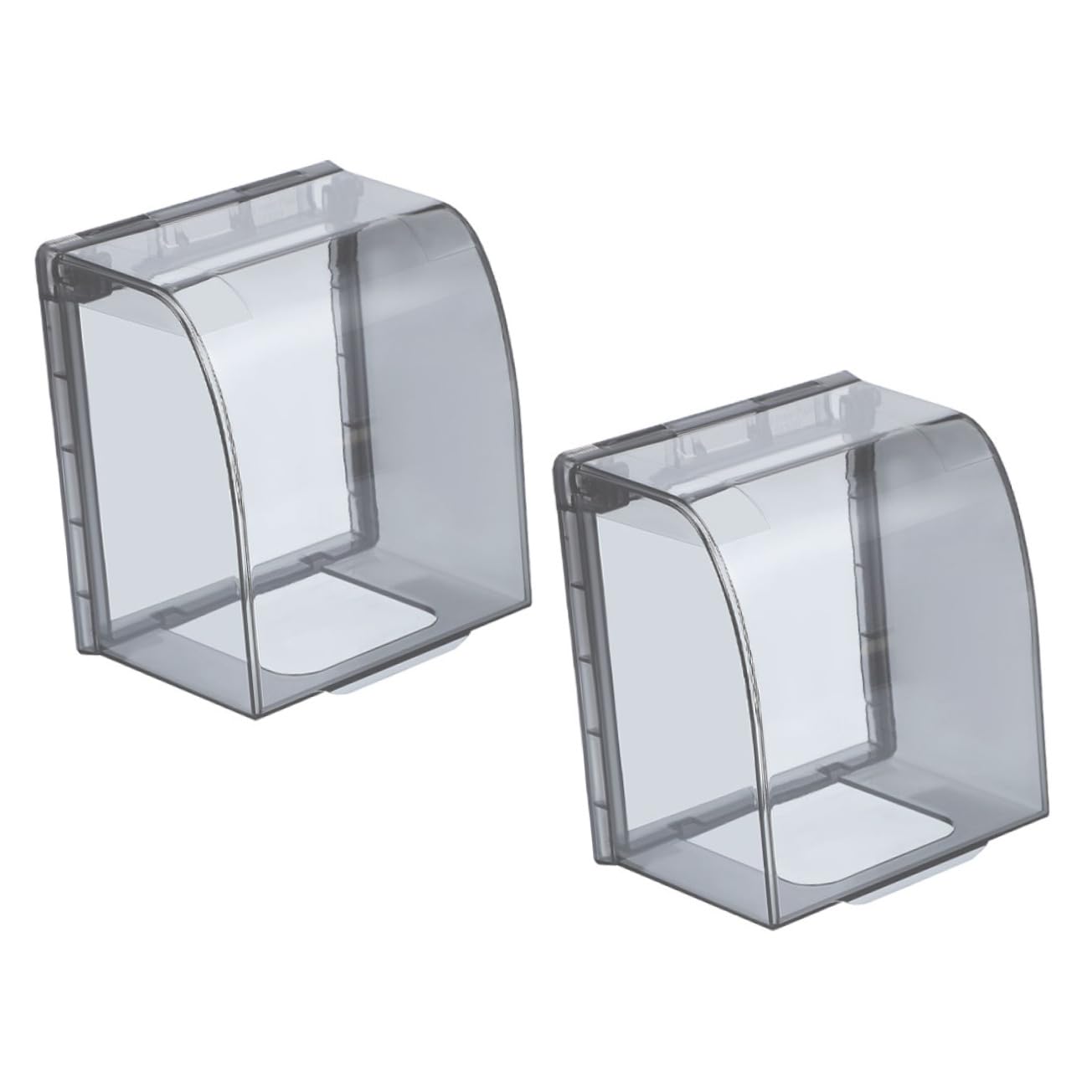 Tofficu 4 Set Copripresa Adesivo Per Esterni E Interni Protezione Elettrica Per Bagno Cucina E Ufficio Design Compatto E Resistente Spruzzi 2 Pezzi*4