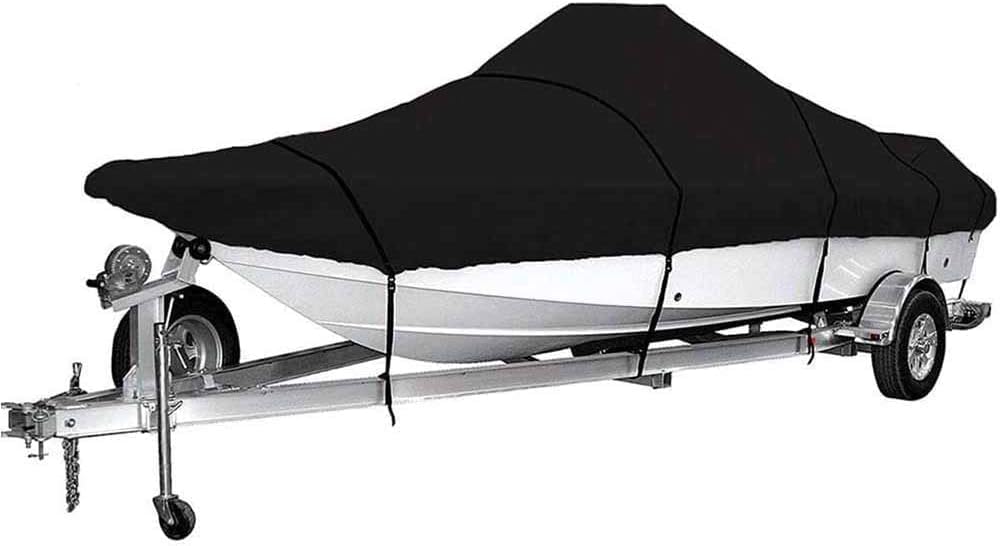 Housse de bateau en toile 420D premium pour coque en V de 11 à 13 ft