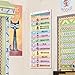 ABCxGOOD Daily Schedule Pocket Chart, Visual Schedule Pocket Chart for Toddler, 13+1 Pocket with 21 Dry-Erase Reusable Cards, prek k Preschool Classroom Must Haves.