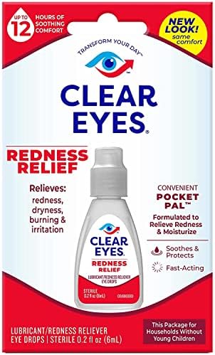 Clear Eyes Redness 12hr Relief Eye Drops - 0.5oz