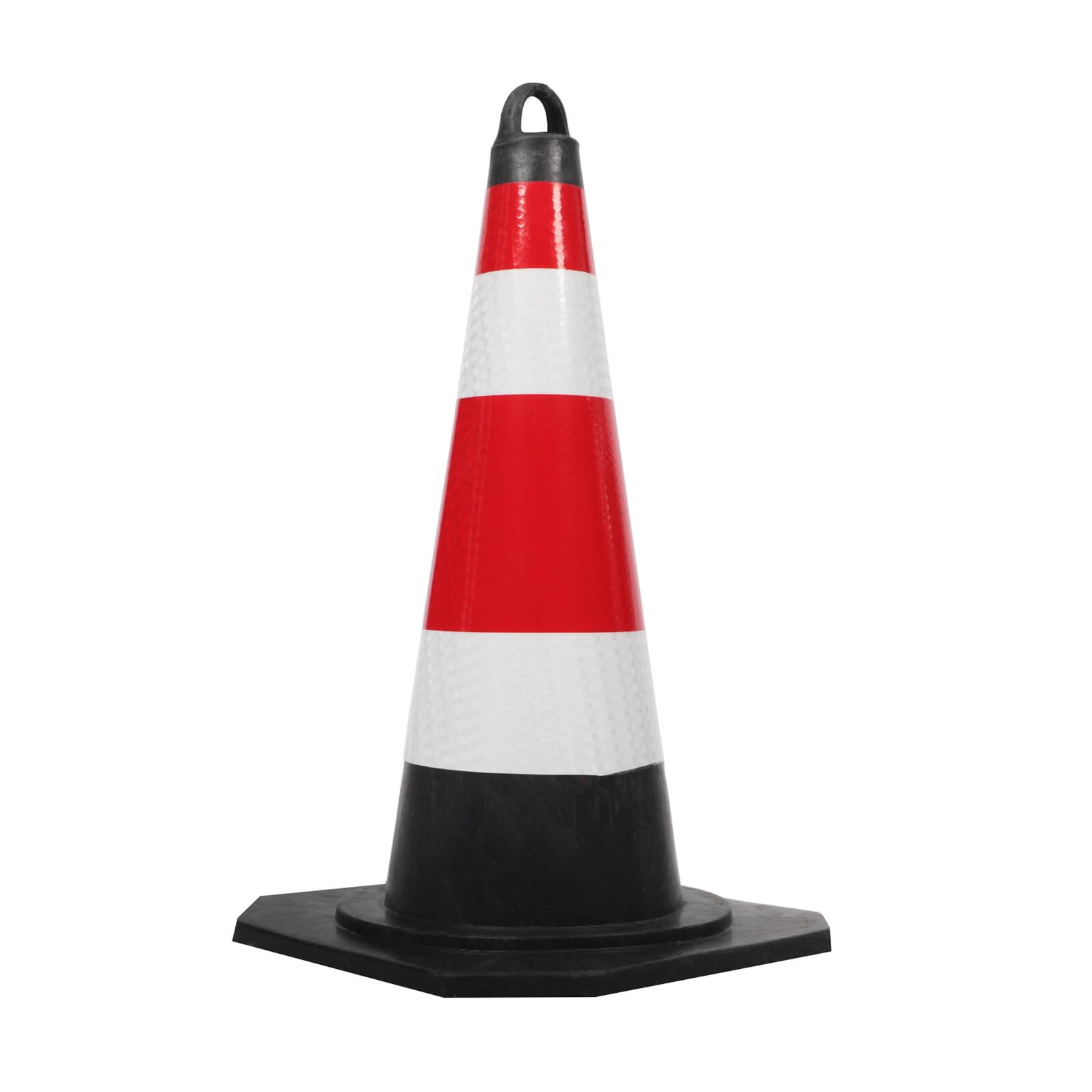 Cône de signalisation en plastique de 45 cm pour chantier et parking