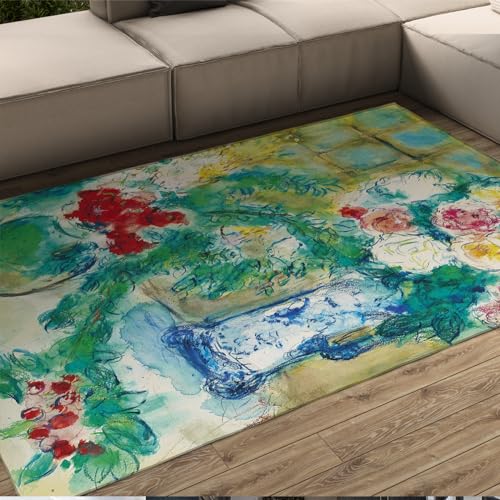 Tapis de salon élégant grand format pour isoler et décorer