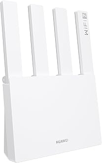 HUAWEI WiFi BE3, Wi-Fi 7 BE3600 Gigabit Dual Band Wireless Router, WAN/LAN auto-adaptation (1x2.5GE, 3xGE), EasySetting, Visualized WLAN diagnostics, Parental control, HomeSec, exclusive to Amazon