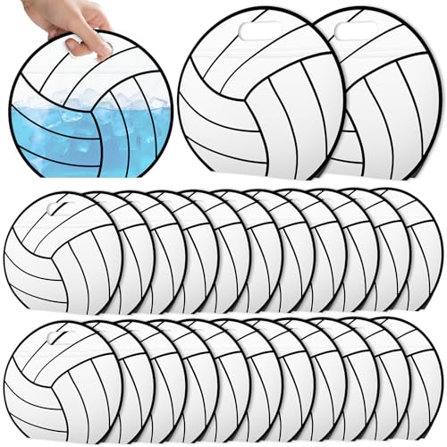 AKAIXI 24pcs 3.5Mil Thickened Volleyball Gift Bags Reusable Sealed Bags