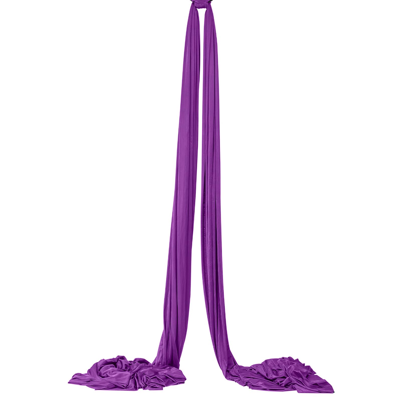 Houseables Aerial Silks, Yoga Swing, Aerial Yoga Hammock, Ariel Silk, Gymnastics Swing, Acrobatics Equipment, For Home, Indoor, Outdoor, Arial Setup, Rig, Sling, Portable, 13 Yard, Purple โ image 1