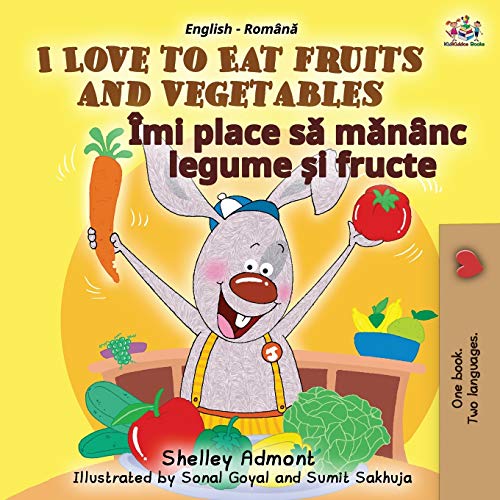 Télécharger I Love to Eat Fruits and Vegetables (English Romanian Bilingual Book for Kids) PDF