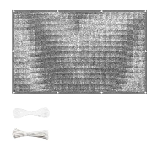 Brise-Vue Balcon contre Vis-à-Vis Écran Intimité Opaque Gris