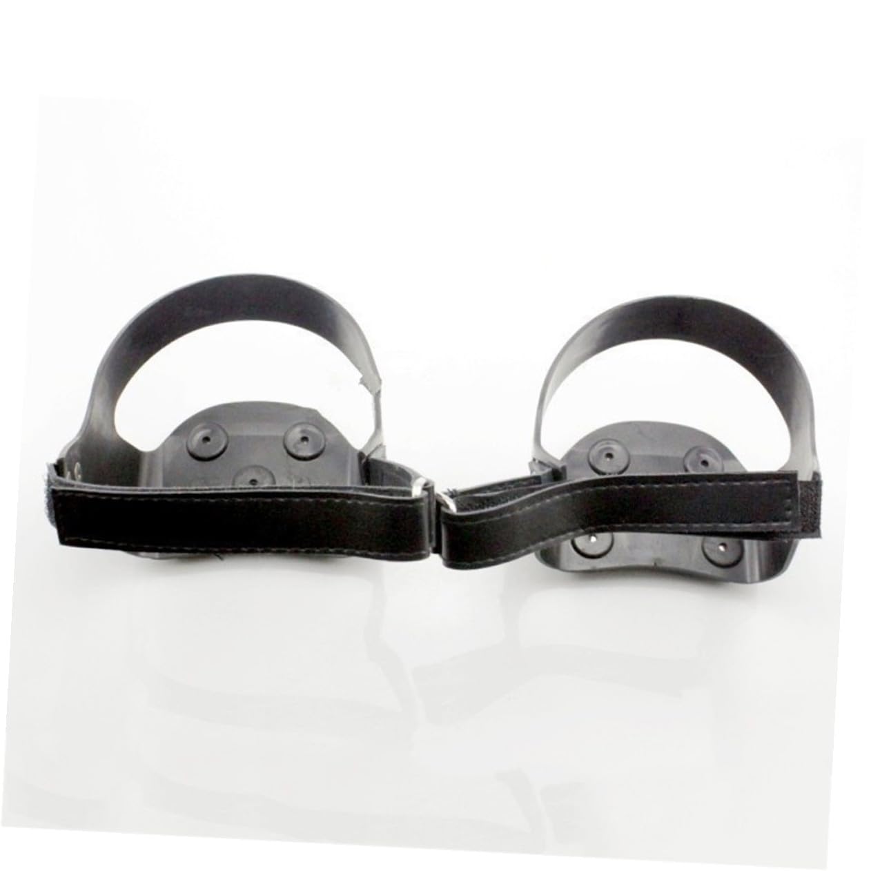 Crampons per Scarpe da Montagna 4 Denti -38 in Silicone Nero | 1 Paia, Design Striscia Riflettente, per Alpinismo e Arrampicata, Struttura Heavy Duty Leggera e Robusta Stile Casuale