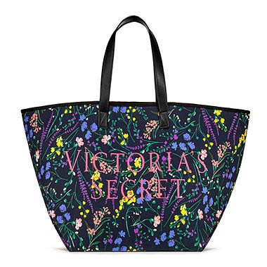 floral canvas bag