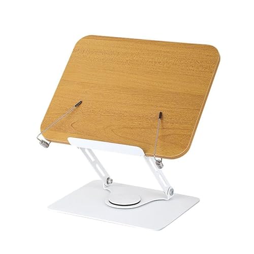 Alaka �Ǐ��� �u�b�N�X�^���h ������ ��� �ؖڒ� �܂肽���ݎ� 360�x��] ���i�K�������� ����݌v �^�u���b�g�X�^���h �{���� ���V�s�X�^���h �׋� �Ǐ� �����p �m�[�gPC�X�^���h ���� �I�t�B�X �ݑ� (�z���C�g)