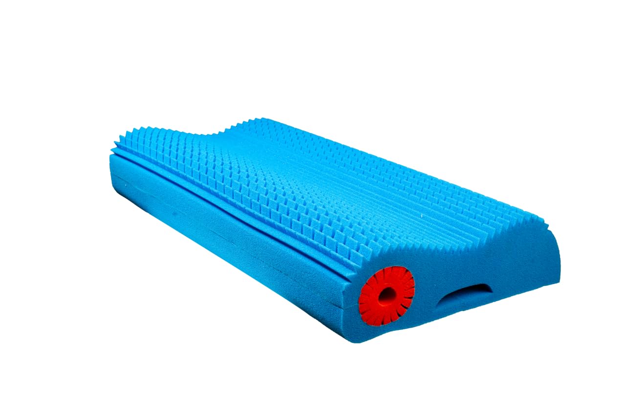 Cuscino Cervicale Ortopedico AD Relax® Cervical Plus – Dispositivo Medico CE Classe I - Guanciale Ergonomico in Memory Foam e Gel Fresco Traspirante per Dormire su Fianco e Supino