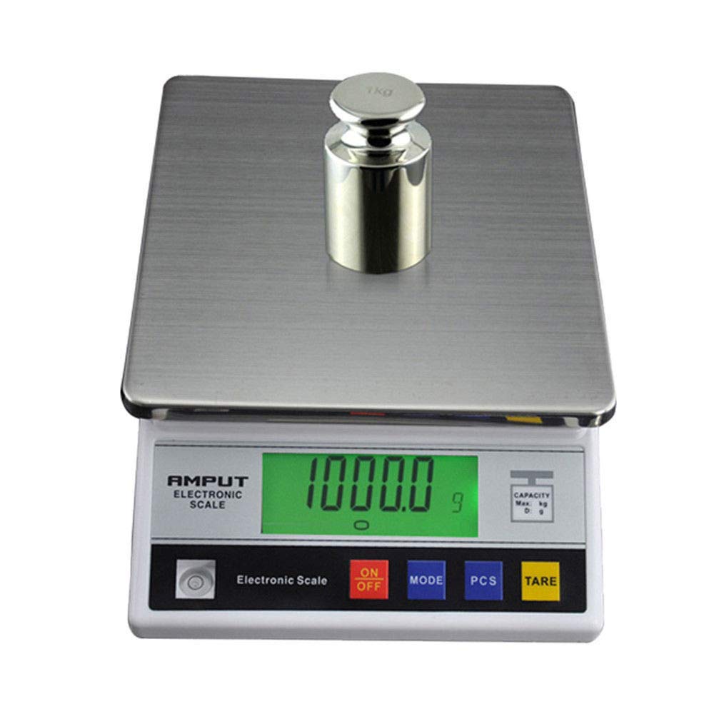 Zählwaage Präzisionswaage Hochpräzise Analysenwaage 0.1g Digitale Elektronische Industrielle Intelligente Wissenschaftliche Laborwaage mit Zähl Tarafunktion Waage Feinwaage Goldwaage 7500g