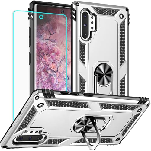 Coque Samsung Note 10 Plus antichoc avec protège-écran intégré de 6.8 pouces