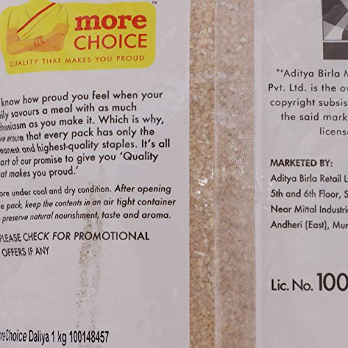 Image of More Choice Broken Wheat (Daliya) 1 kg