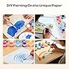 Caydo Paper Making Kit, 2 Size A5 A6 Papermaking Mould and Deckle with Pulp Sheets, Mesh, Sponge, Paints & Confetti, Paper Making Screen Kits for Adult, DIY Paper Making Supplies for Craft Lovers #3