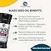 Amazing Herbs Whole Premium Black Cumin Seed - Nigella Sativa Seeds, Organic, Gluten-Free, Non-GMO, Supports Immune System, Cardiovascular Health, & Digestion - 3 oz