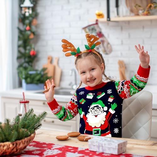 Toddler Ugly Christmas Sweater Boy Girl Funny Xmas Sweatshirt Kids Reindeer Santa Knit Pullover Holiday Tops 3-7 Years 3 Toddler Ugly Christmas Sweater Boy Girl Funny Xmas Sweatshirt Kids Reindeer Santa Knit Pullover Holiday Tops 3-7 Years - Image 4