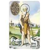 Mundo De Brujas Estampa San Lázaro Con Medalla