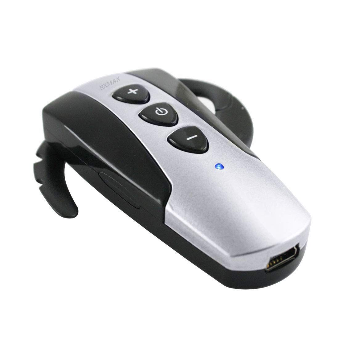 EXMAX EXD-6824 2.4GHz Wireless Tour Guide System Ear-hook Receiver for Simultaneous Language Interpretation,Corporation Conference,Transmission Range up to 100 Meters - One Receiver