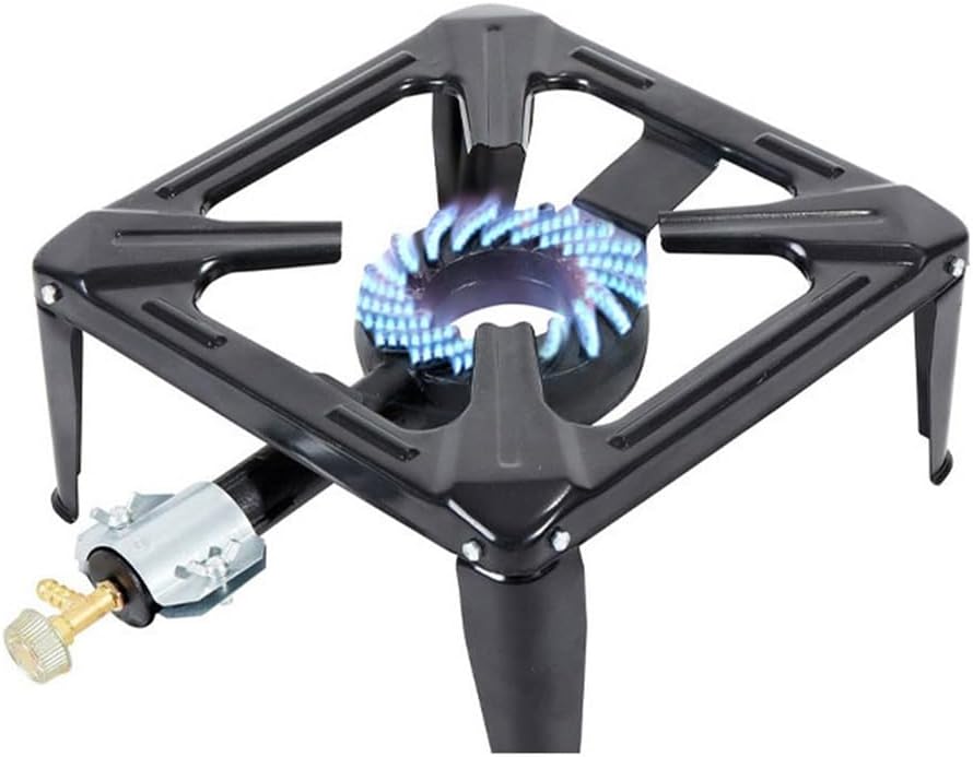 Strong Fire Stove with Bracket Cast Iron Propane Gas Outdoor Courtyard Grilling