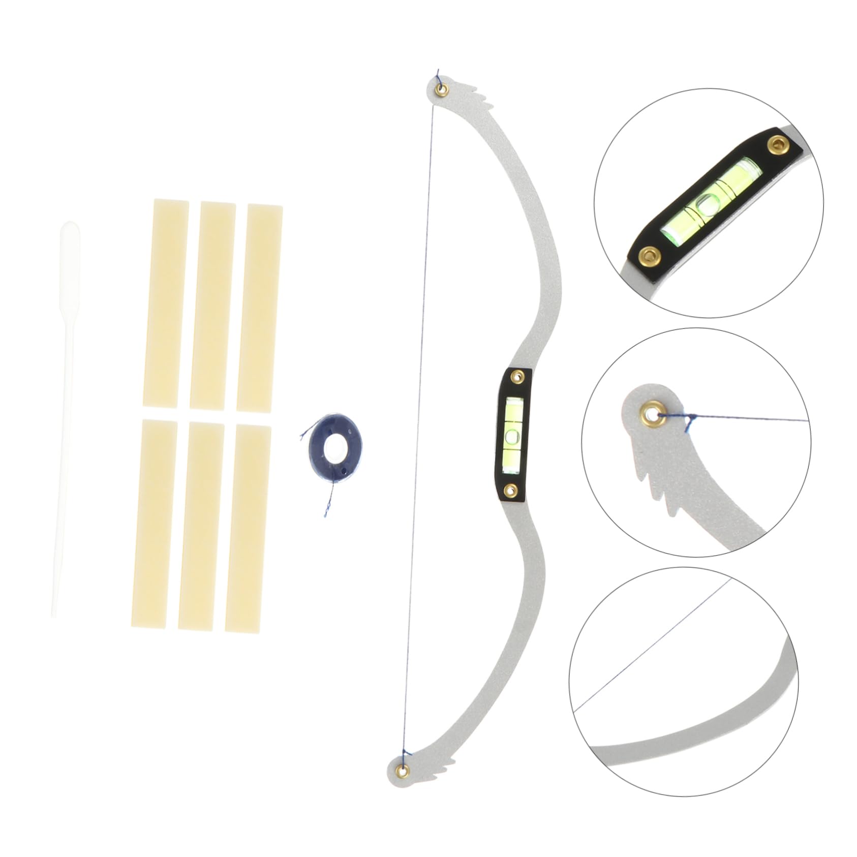 minkissy 3piezas Kit De Diseño De Cejas Regla y Herramienta De Medición Para Microblading y Maquillaje Marcador De Cejas y Nivelador Para Profesional y