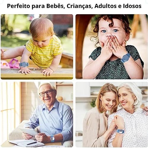 Pulseira para Airtag Infantil Adulto Idosos Crianças Nylon Respirável Rastreador Localizador Tag Cap