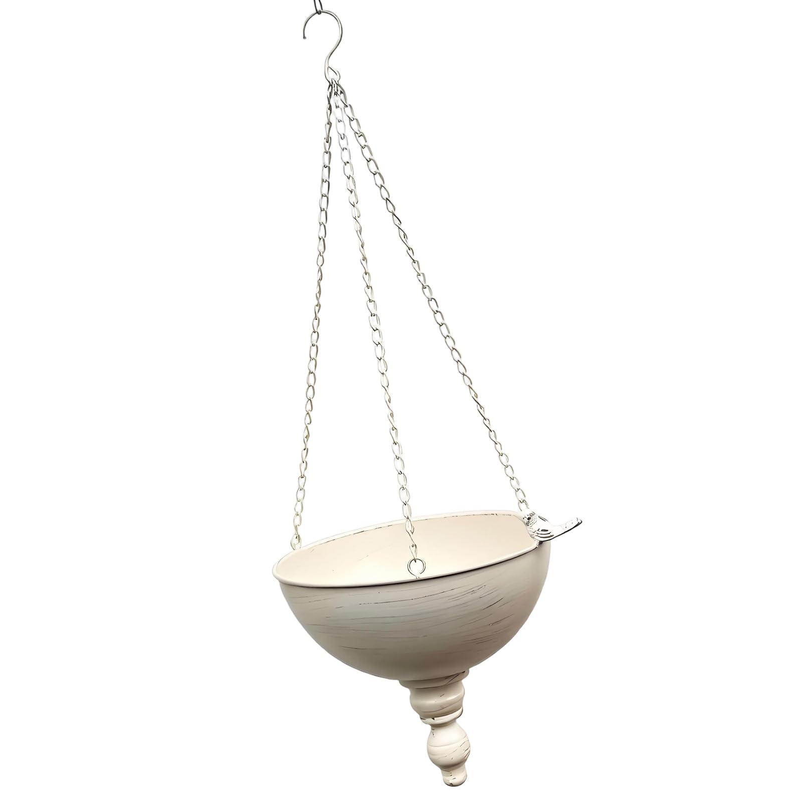 Limtula Classical Farmhouses Metal Hanging Planter Bucket with Rustproof Finish Accent for Plant Display Space Saving Garden Flower Pots