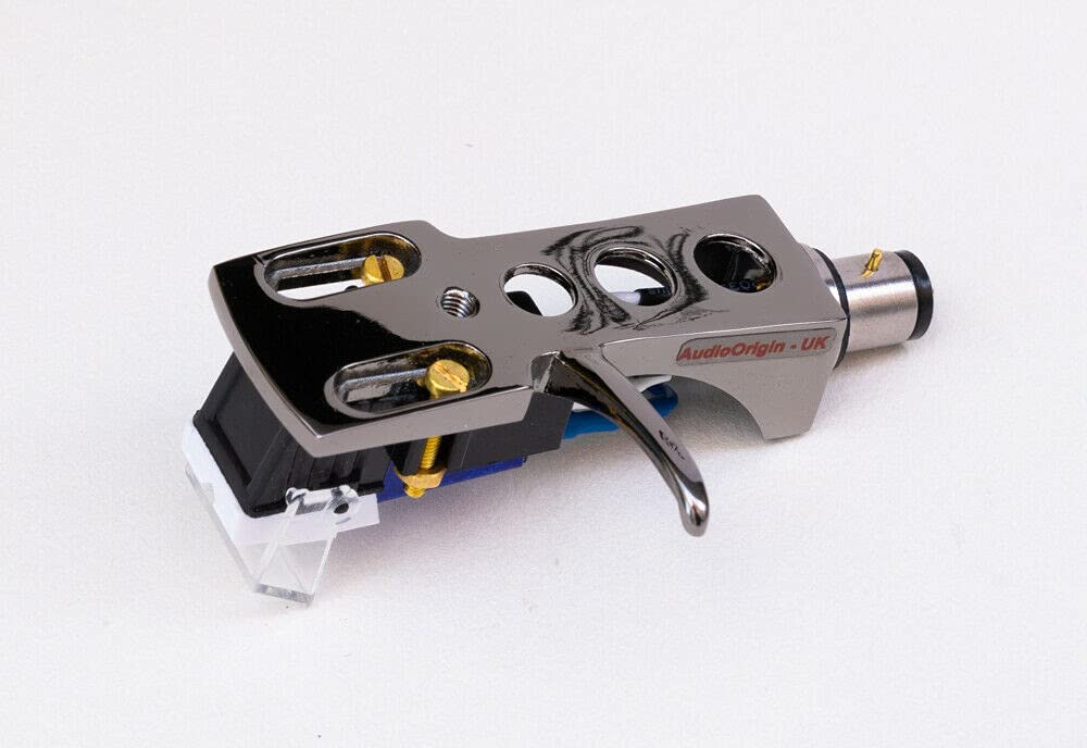 MAG Turntable Titanium Headshell & Blue M27BU MM Cartridge for Pioneer PL 514X, SPL 100, PL 1170