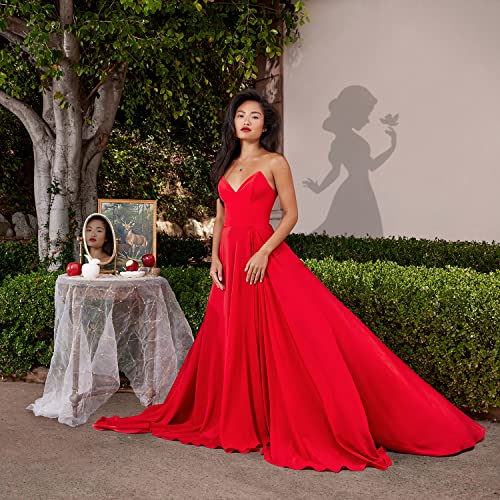 Jewelili Enchanted Disney Fine Jewelry 10K Rose Gold 1/10 CTTW Diamond Snow White Bow Earrings4