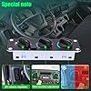 Heater Climate Control Panel 599-008 for 2002-2021 Freightliner M2 100 106 112 108SD 114SD B2 S2G, 2004-2015 Thomas Saf-T-Liner Driver Climate Temperature Control with Front Windshield Defogger #3