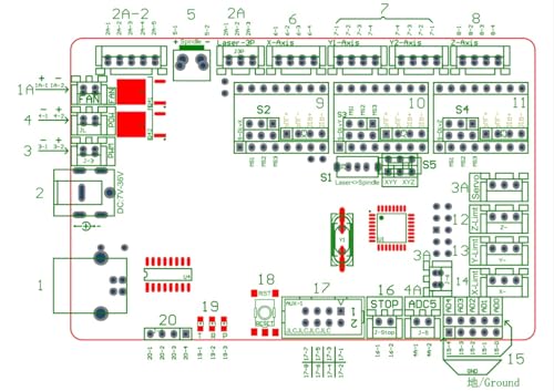 F-Yi Grbl Controller Board 3 Axis Controller Panel For Diy Cnc 3018 1610 2418 thumb #4