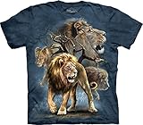 The Mountain Lion Collage T-Shirt, XX-Large, Blue