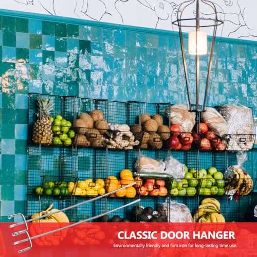 HEMOTON 40 Stück Metall Lochwand Haken Haken Werkzeug Organizer 20 cm